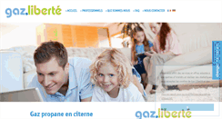 Desktop Screenshot of gaz-liberte.fr