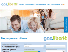 Tablet Screenshot of gaz-liberte.fr